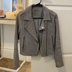 SL8 Grey Suede Motor Jacket